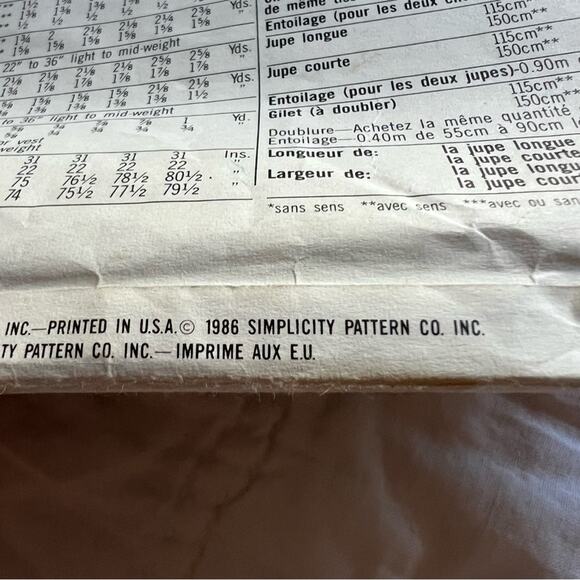 Simplicity 7601 Uncut Western Skirt | Shirt | Vest Sewing Pattern (Vintage 6-8) - Picture 5 of 7